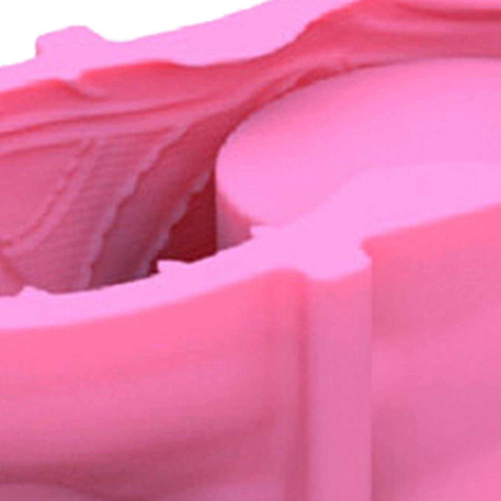 Cute Flower Pot Silicone Mold Pen Holder Handmade for Epoxy Resin Succulents Home Decor