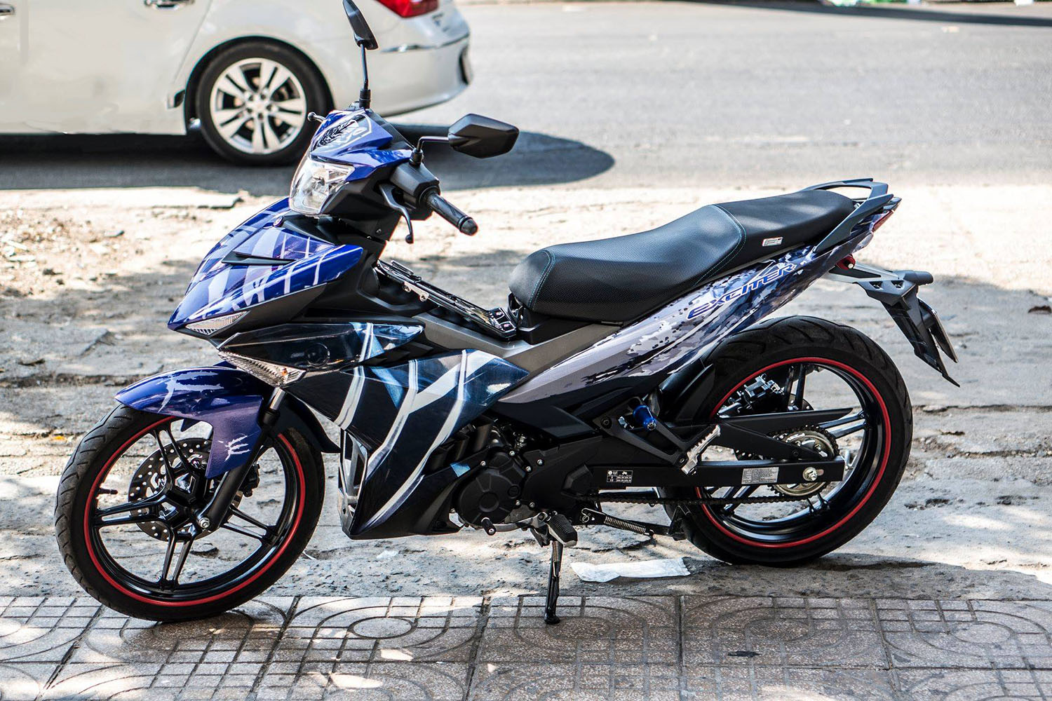 Tem trùm Exciter 150 Blue Wave