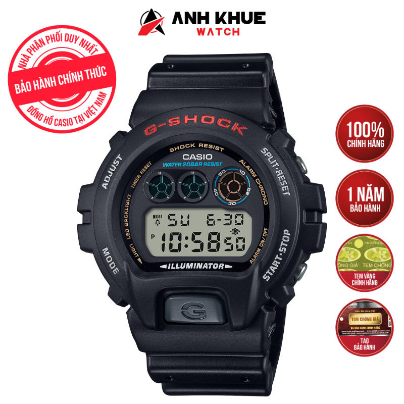 Đồng Hồ Casio G-SHOCK DW-6900U-1DR Chính Hãng