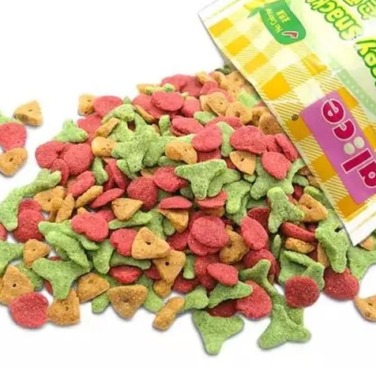 Rau củ Snack cho Thỏ, Hamster, Bọ, Chinchilla 100gr - AE171 - Hàng Alice