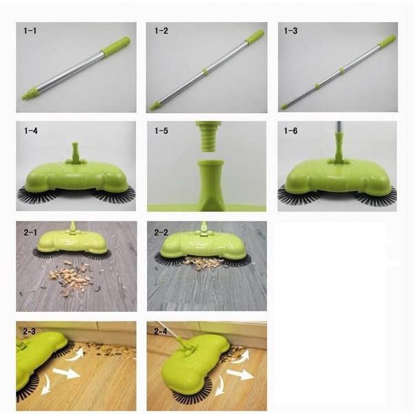 Chổi quét nhà hút bụi thông minh thế hệ mới nhanh chóng hiệu quả