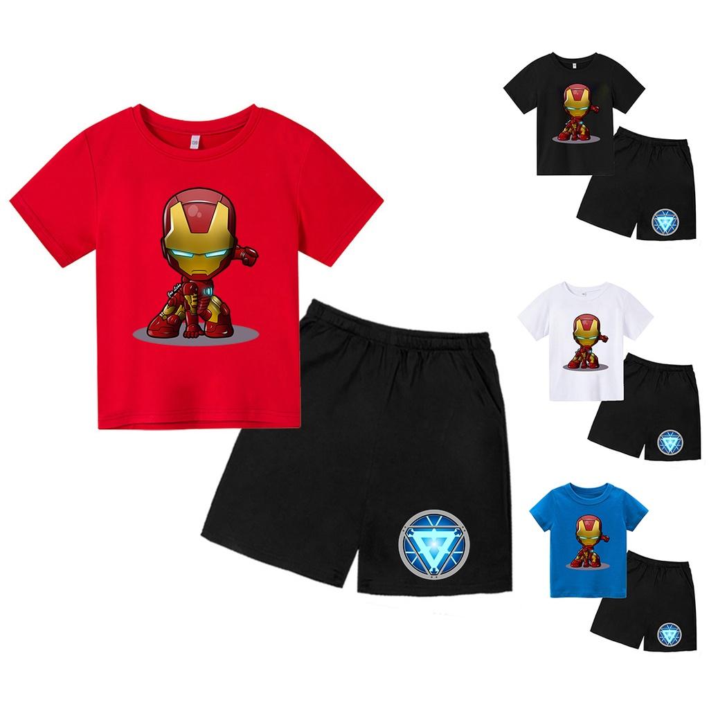 Áo Quần trẻ em người sắt chibi siêu cool , King Cotton
