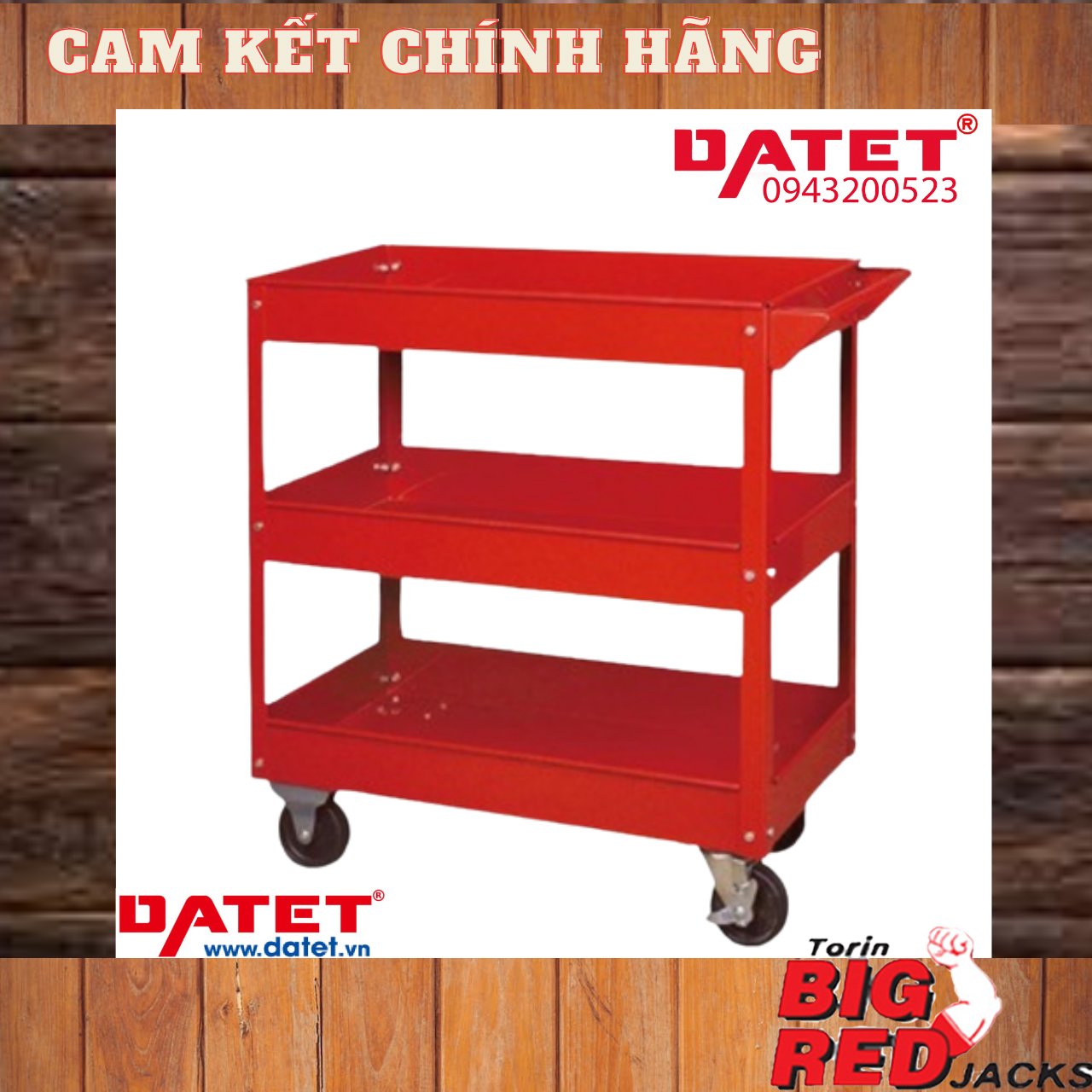 Xe đẩy đựng đồ nghề dụng cụ 3 ngăn Torin TC302 (Bảo hành 12 tháng)