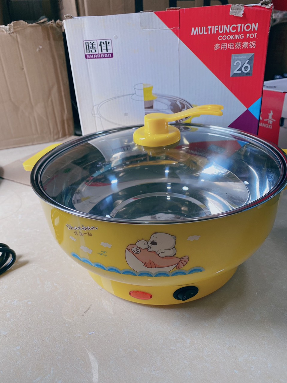 Nồi lẩu đa năng 2 trong 1 đường kính 26cm