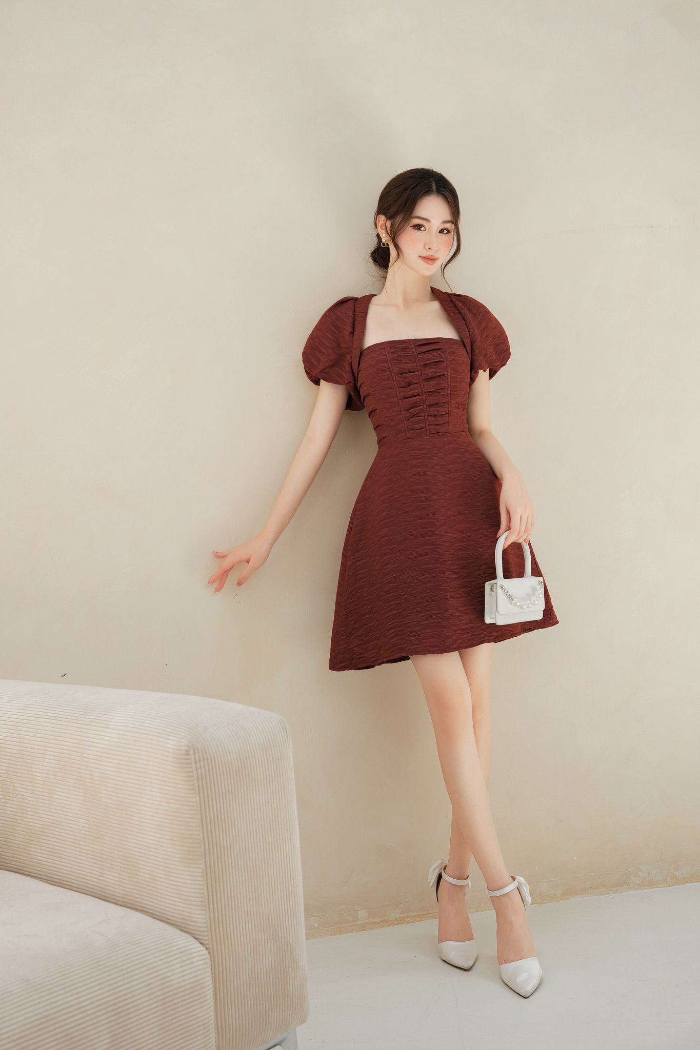 OLV - Đầm Hazel Pleated Dress