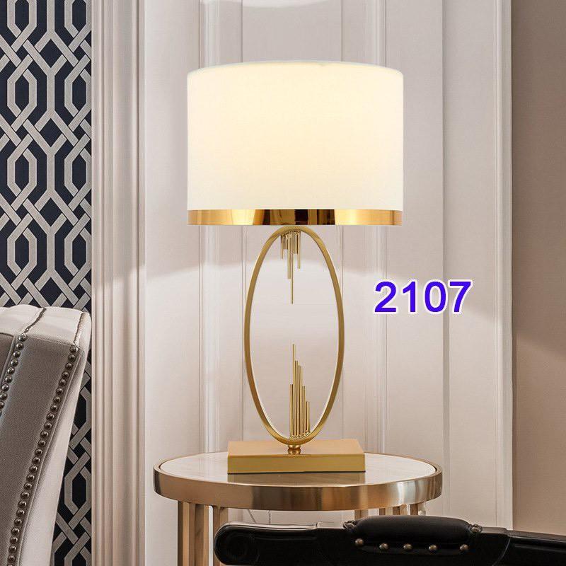 Đèn để bàn phòng ngủ decor trang trí nội thất sang trọng hiện đại mã 2107
