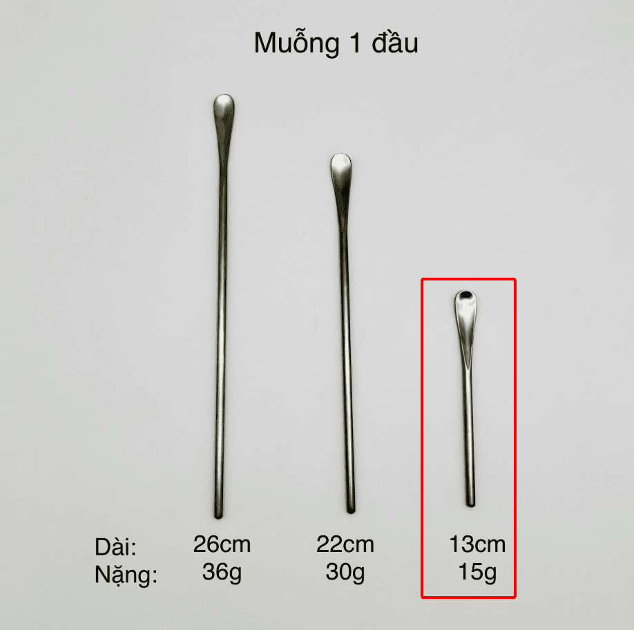 Muỗng xúc hóa chất inox 304