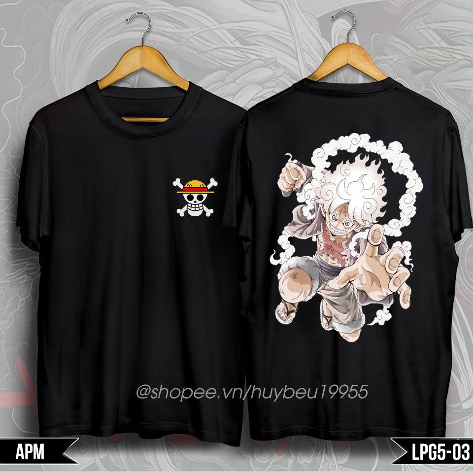 Áo thun One piece Luffy Gear 5, áo phông onepiece luffy JOY BOY gear5 chất liệu cotton thoáng mát - LPG53