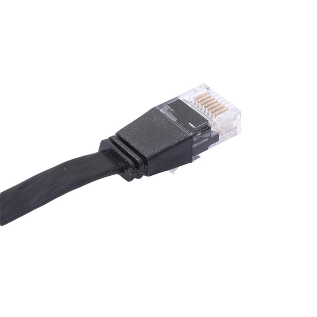 Cat-6 Gigabit Ethernet Retractable Cable for Wifi Router LAN Network   1m