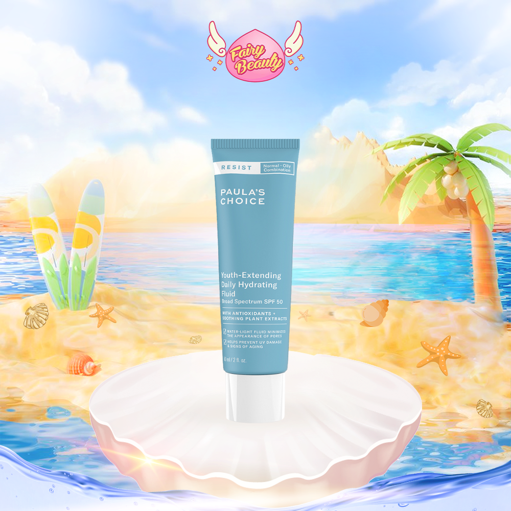 Kem Chống Nắng Hóa Học Cho Da Dầu - Paulas Choice Resist Youth - Extending Daily Mattifying Fluid Spf 50 60Ml Mã 7800 - Full Size 60 Ml