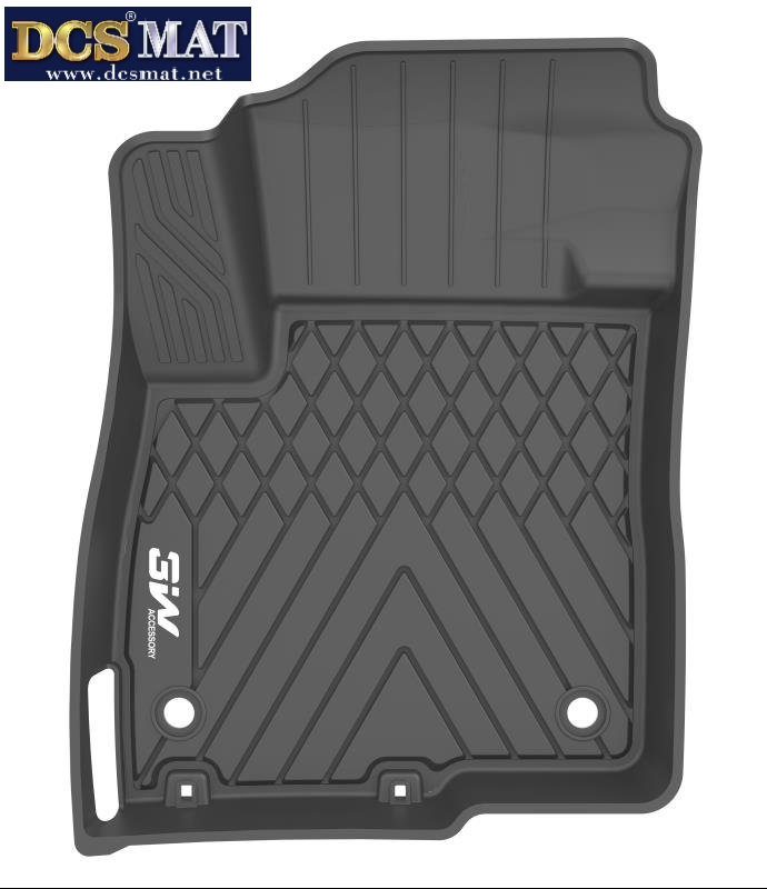 Thảm lót sàn cho xe Mitsubishi Outlander 2014- nay thương hiệu DCSMAT