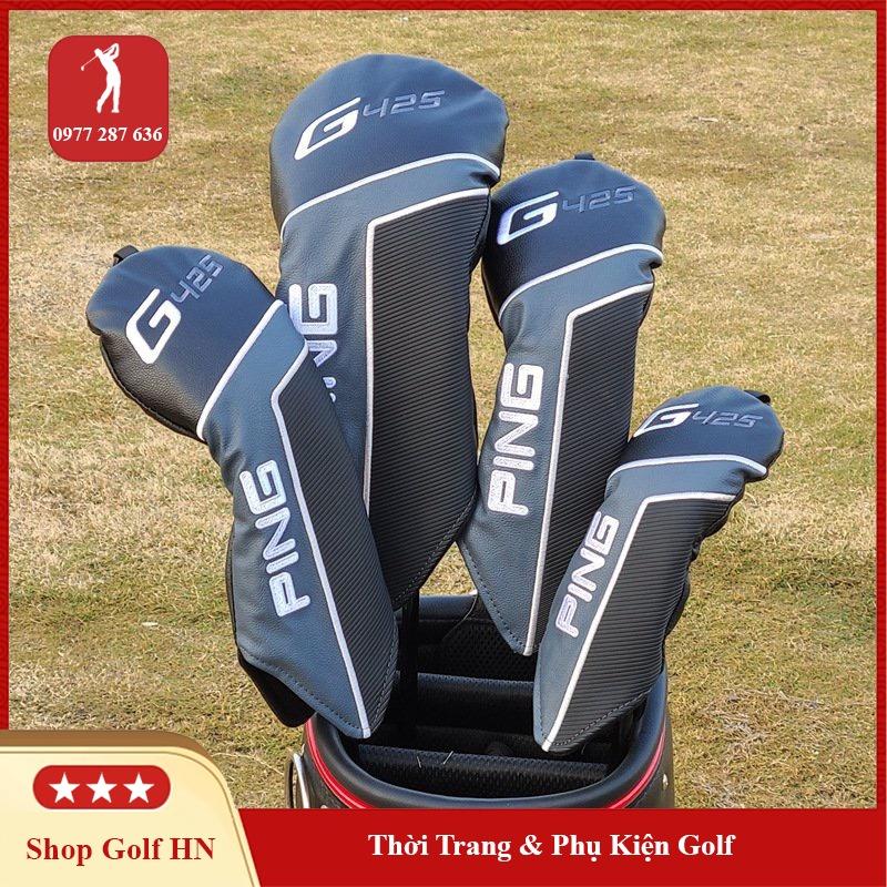 Bọc đầu gậy golf cover driver da PU cao cấp chống va đập trầy xước BD023