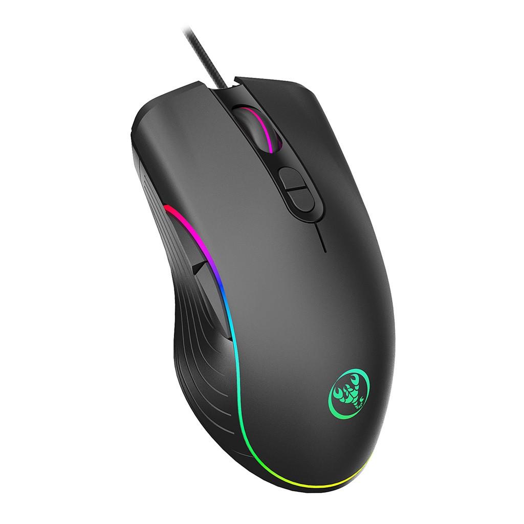 Chuột Chơi Game Có Dây 7 Nút Bấm Có Thể Lập Trình 6400DPI Quang USB Chuột Máy Tính Game Thủ Chuột Đèn RGB Quang Có Dây Chuột 509 Số 3