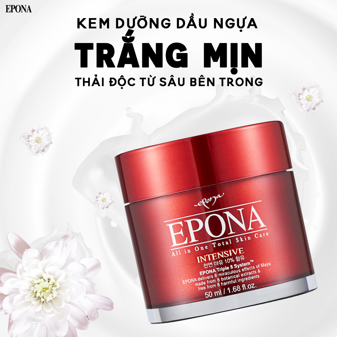 Kem Dưỡng Da EPONA All In One Total Skin Care Intensive Dưỡng Ẩm Chống Lão Hóa