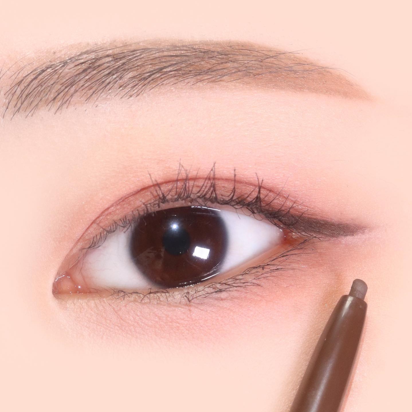 Bút Chì Sáp Kẻ Lông Mày ,Không Lem Trôi,Lõi Siêu Mịn Kissme Heroine Make Quick Eyeliner Màu Nâu Đen