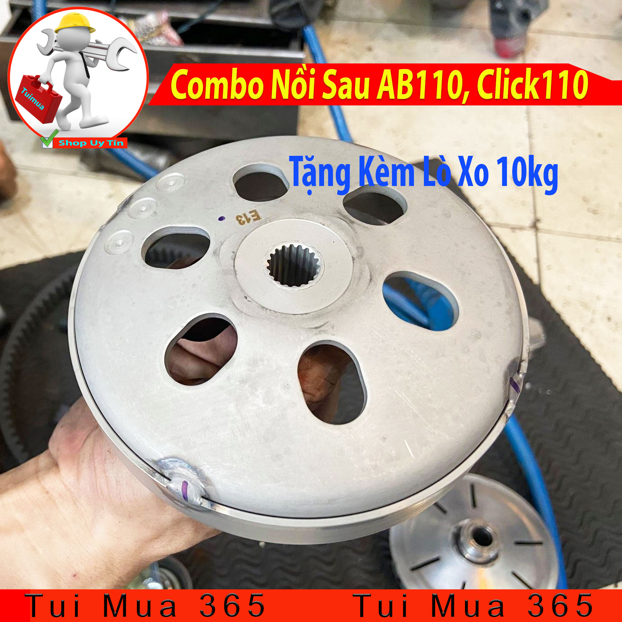 BỘ NỒI SAU DÀNH CHO XE HONDA AIRBLADE 110CC, CLICK, LEAD110