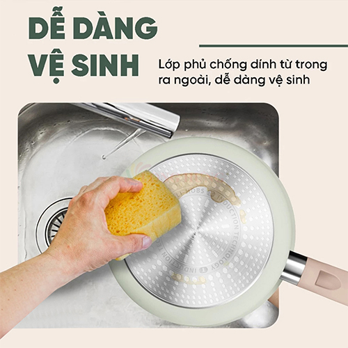 Nồi cán dài/quánh Tefal So Matcha 18cm x 2.2L G1792395 - Hàng chính hãng