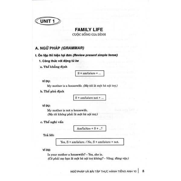 Ngữ Pháp Và Bài Tập Thực Hành Tiếng Anh 10