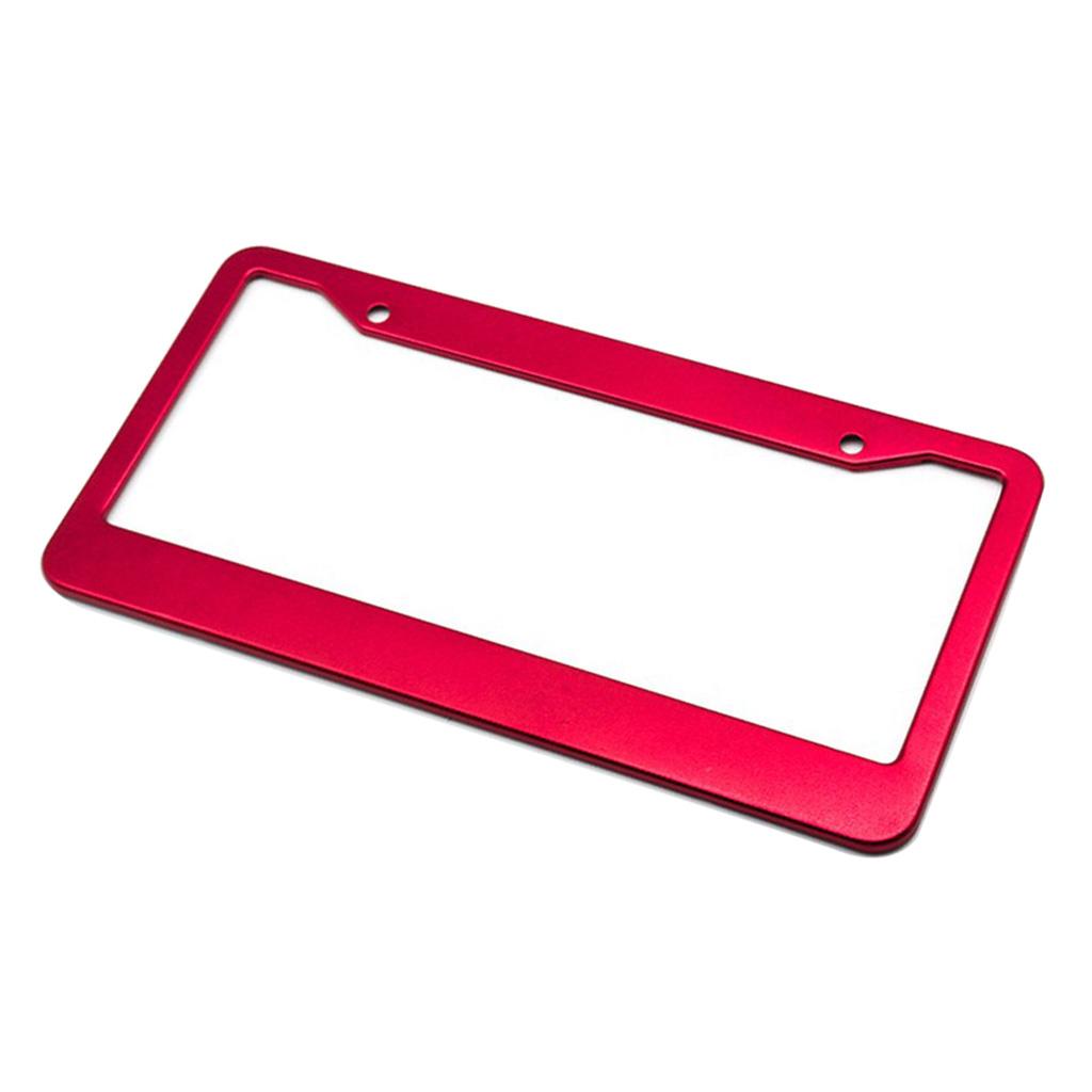 Metal Aluminium Alloy Anodized Car License plate frame holder Blank
