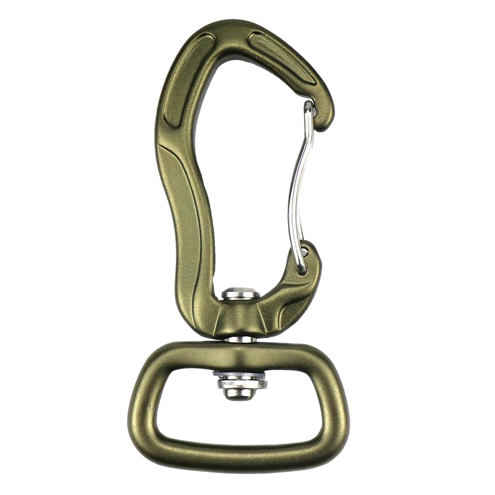 Swivel Eye Snap Hook Carabiner Clip Hanging Tent Connector Clip Gold