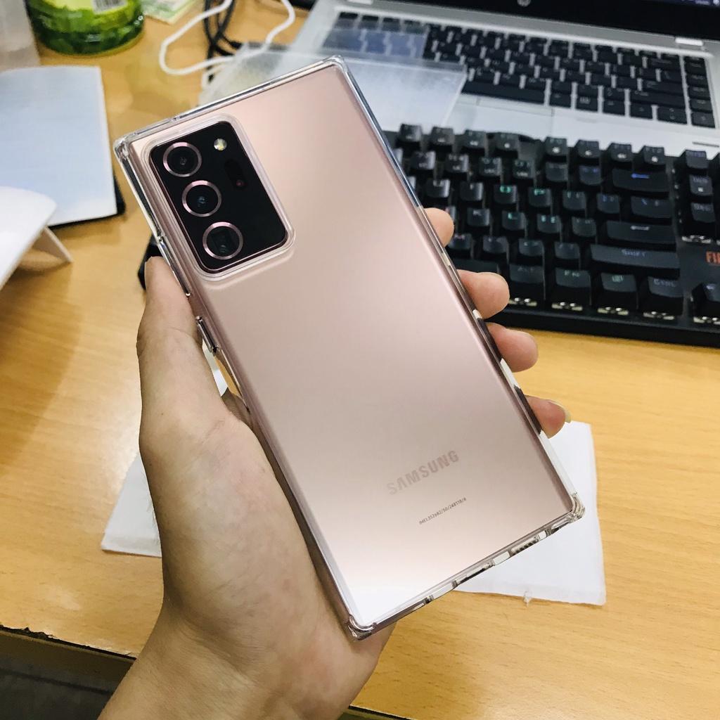Ốp lưng dành cho Samsung Galaxy Note 20, Note 20 Ultra chính hãng Likgus trong suốt, chống sốc, bảo vệ camera, không ố vàng- Hàng nhập khẩu