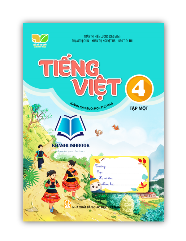 Sách - Combo Tiếng Việt 4 - tập 1 + 2 (Dành cho buổi học thứ hai) (Kết nối tri thức với cuộc sống)