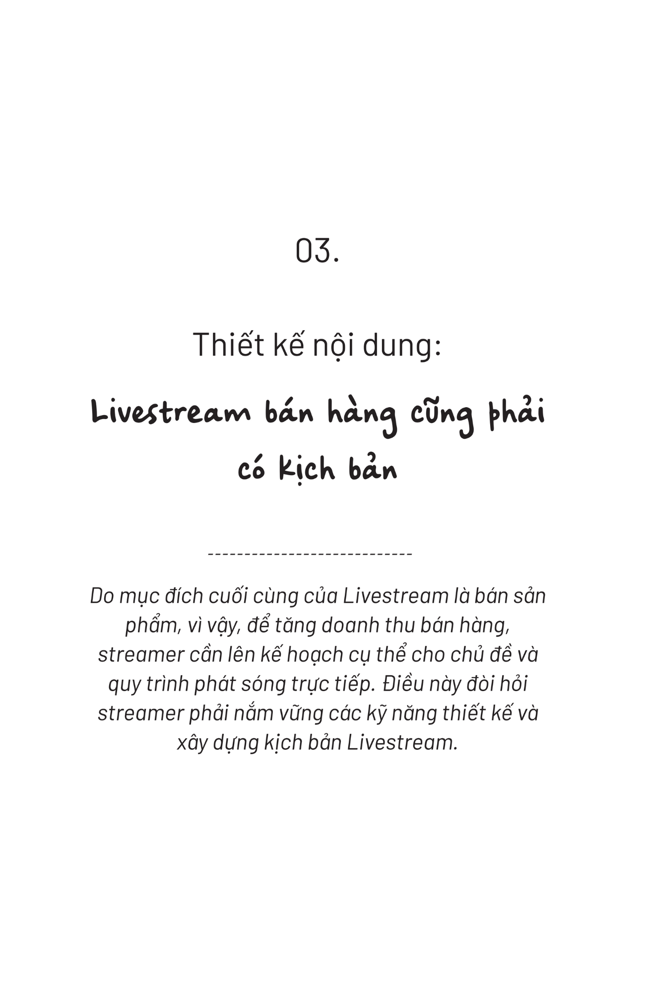 Công Thức Livestream 1 Triệu Đơn