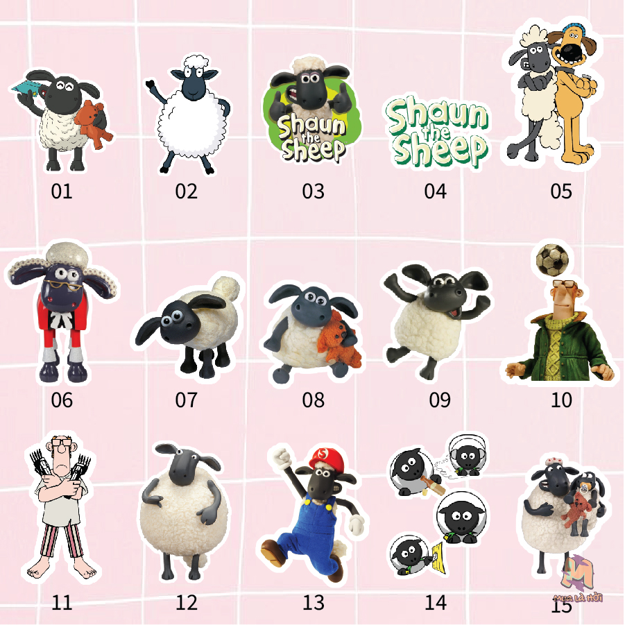 Túi Tote in hình chủ đề Shaun the Sheep Movie