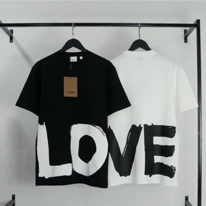 Áo Phông Tay Lỡ Nam Nữ In Tho Chữ Trước Sau LOVE Hàng Mặc Chất Lượng Bao Đẹp Hot Trend HTM FASHION
