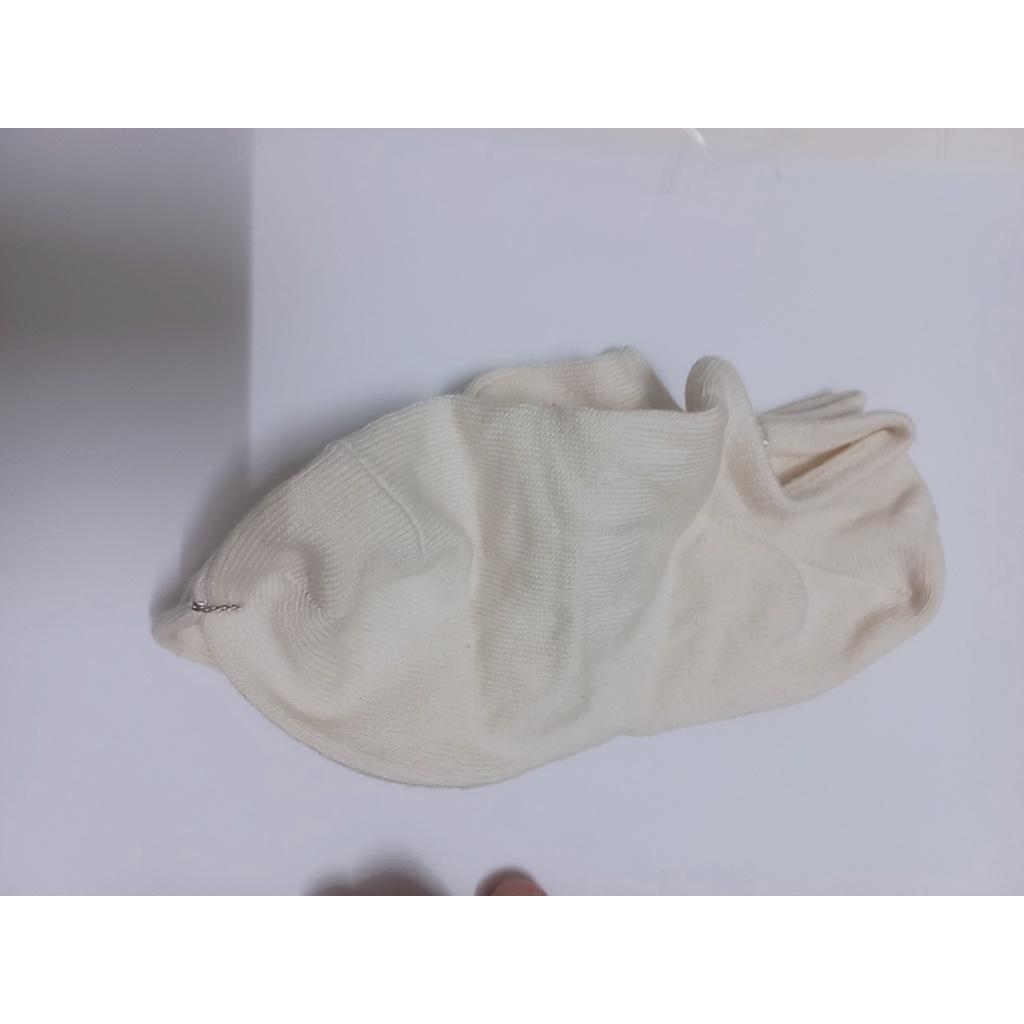 Tất vớ lười nam nữ chất vải cotton màu trắng ôm chân thoáng khí (ngẫu nhiên ) - Chùm buôn tất h40