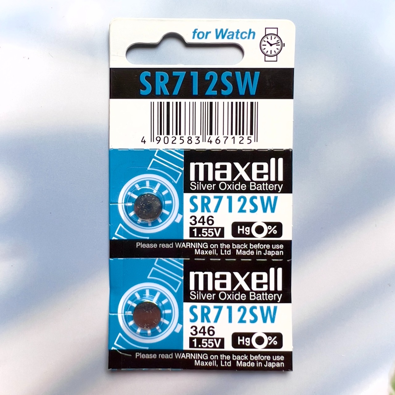 Pin Maxell Nhật Bản SR712SW / 346 (Viên Lẻ) Hàng Chính Hãng Made in Japan