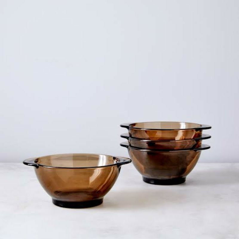 Bộ Kid Set 5 món D7005LC Duralex - Lys Nâu khói Creole Thủy tinh cường lực cao cấp Pháp