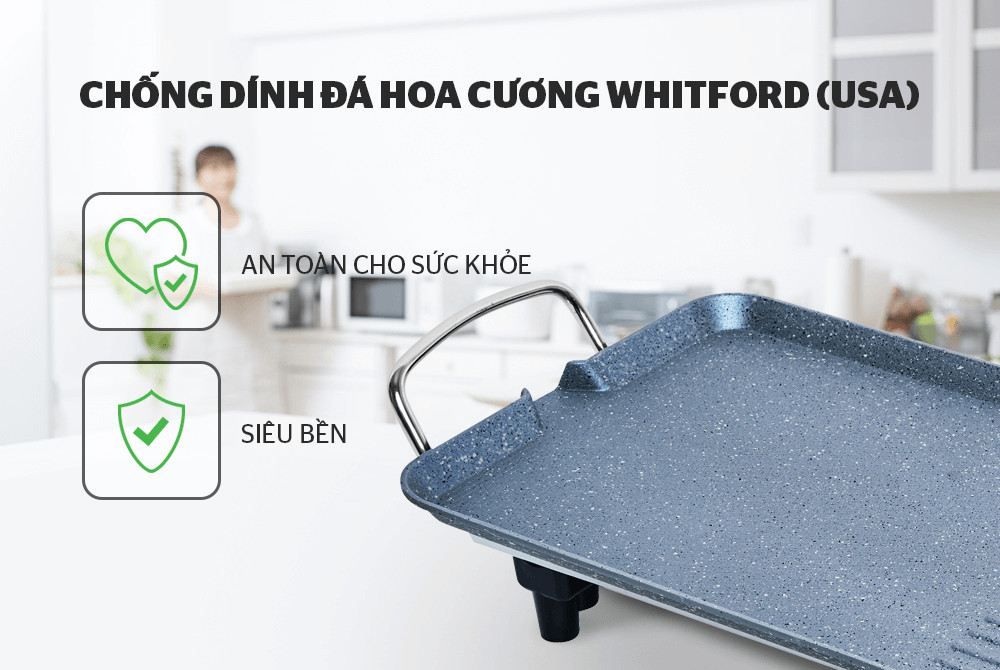 Bếp nướng điện Sunhouse SHD4609 - Hàng Chính Hãng