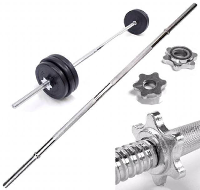 Combo đòn tạ 1m5 kèm 30kg tạ gang
