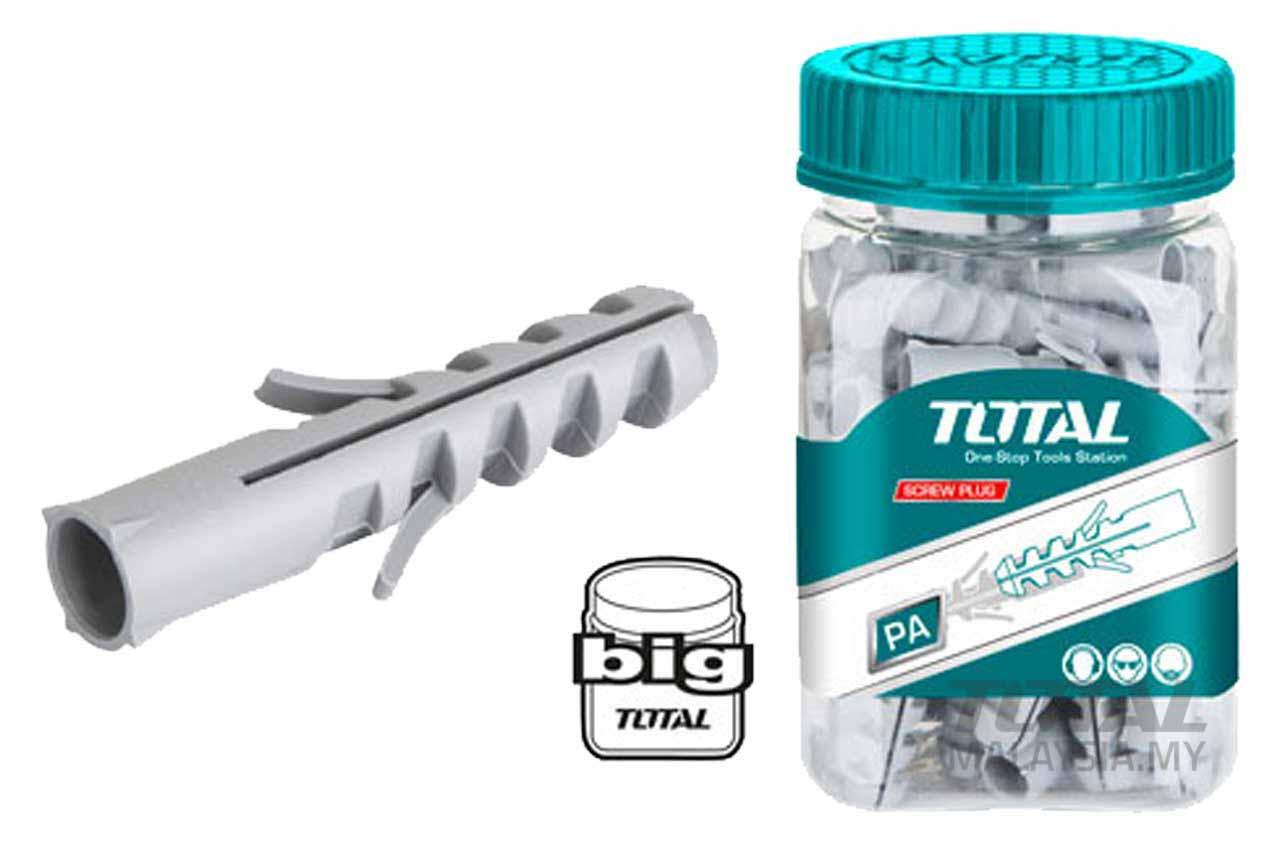 BỘ 40, 80, 200 TẮC KÊ NHỰA 6X30MM, 8X40MM, 10X50MM TOTAL WJSP0603011, WJSP0804011, WJSP1005011 - HÀNG CHÍNH HÃNG