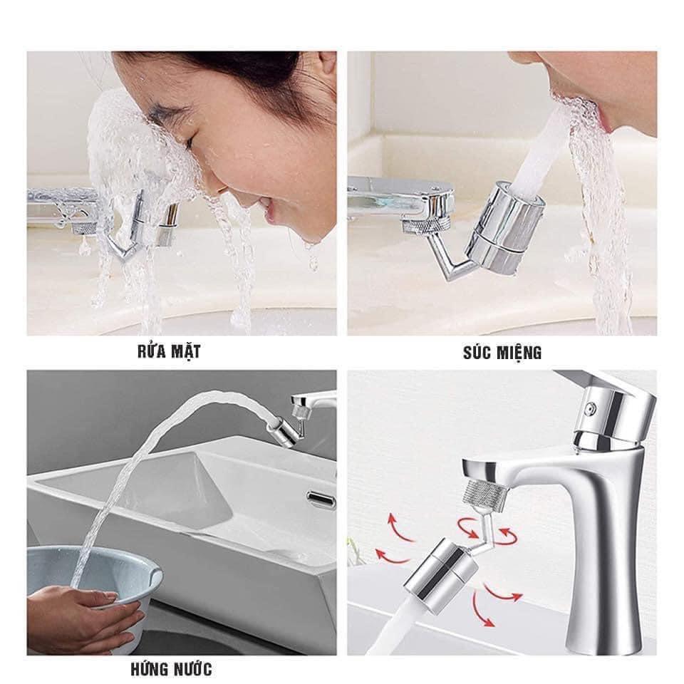 Đầu Nối Tăng Áp Thông Minh Có Thể Xoay 720 độ