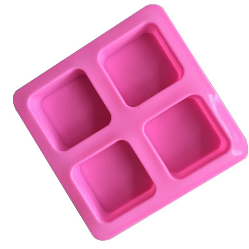 1Pcs Silicone Pudding Candy Mold 4/6/24 Cavity Square Silicone Soap Mold Handmade Candle Decorating Mould Soap Craft Supplies