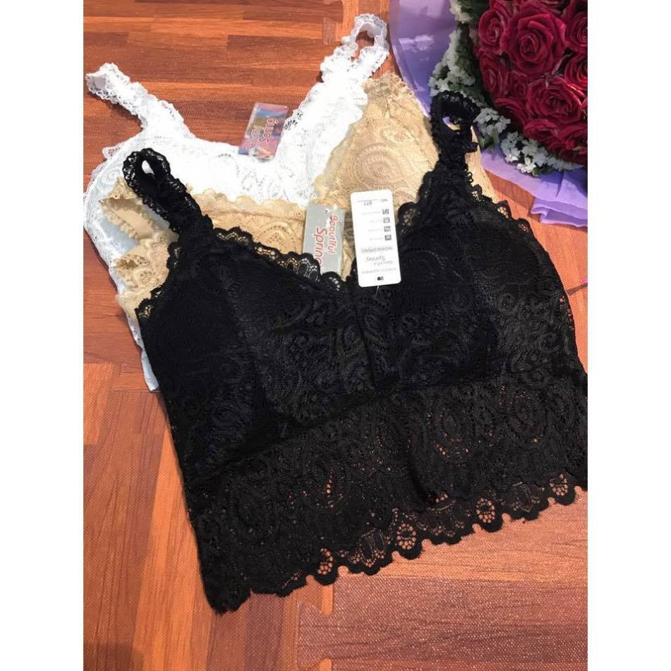 Áo bra ren nhún mặc trong áo vest