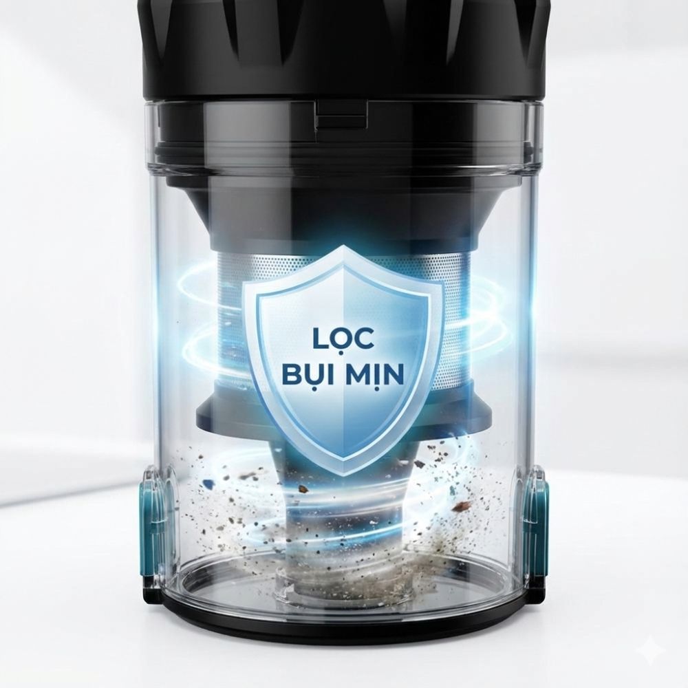 Máy Hút Bụi Cầm Tay Kachi MK439 – Lực Hút Mạnh 15.000Pa, Gọn Nhẹ, Hiệu Quả Tối Ưu - hàng chính hãng