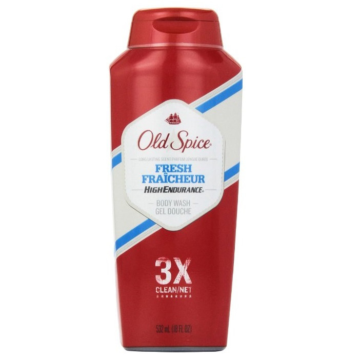 SỮA TẮM NAM TƯƠI MÁT OLD SPICE FRESH FRAICHEUR HIGH ENDURANCE 532ML