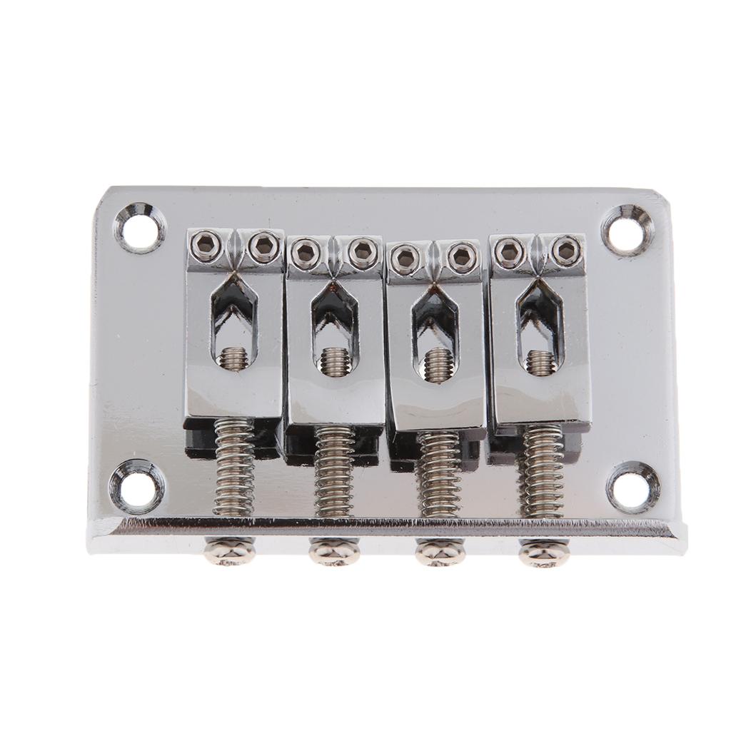 1 Bộ 4 Dây Đàn Guitar Cố Định Cầu Đuôi Vàng cho Đàn Guitar Điện Dụng Cụ Âm Nhạc Phần