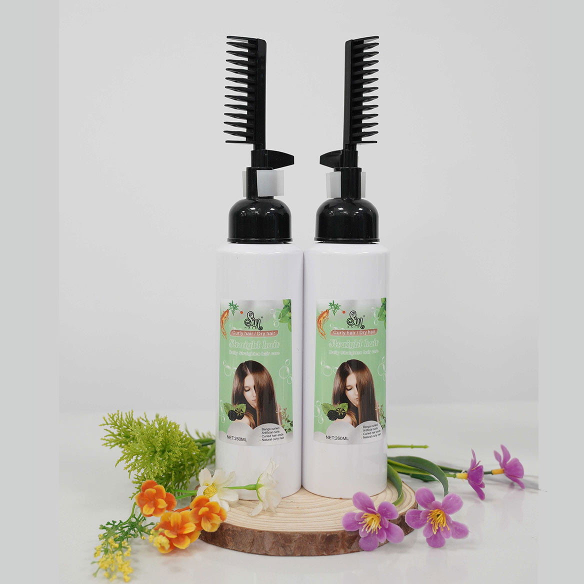 Combo 2 Chai Dầu Gội Duỗi Tóc Sin Hair - Tóc suôn mượt SAU 15 PHÚT sử dụng
