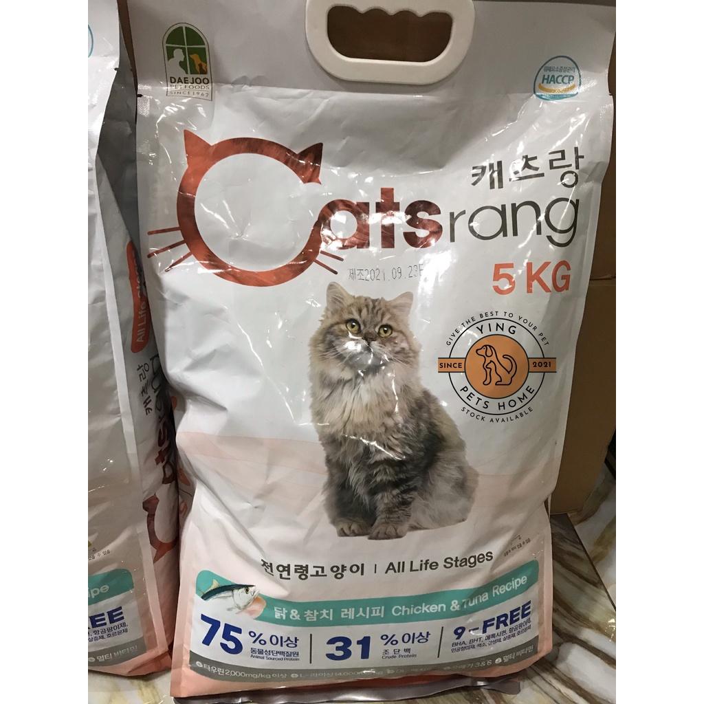 Hạt thức ăn khô cho mèo Catsrang 5kg