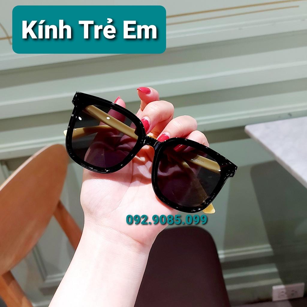 Kính râm cho bé 2t-10t, mắt gọng vuông dễ đeo, cool ngầu V0008