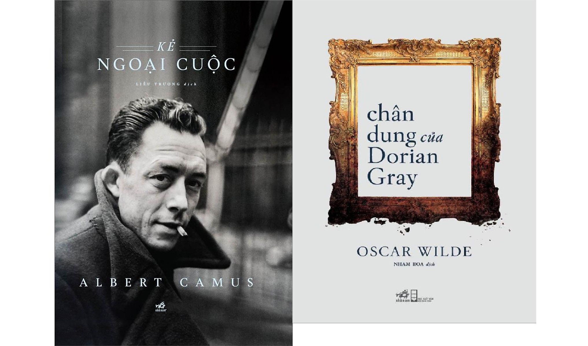 Combo tiểu thuyết văn học kinh điển: Chân Dung Của Dorian Gray + Kẻ Ngoại Cuộc  (bản bìa cứng)