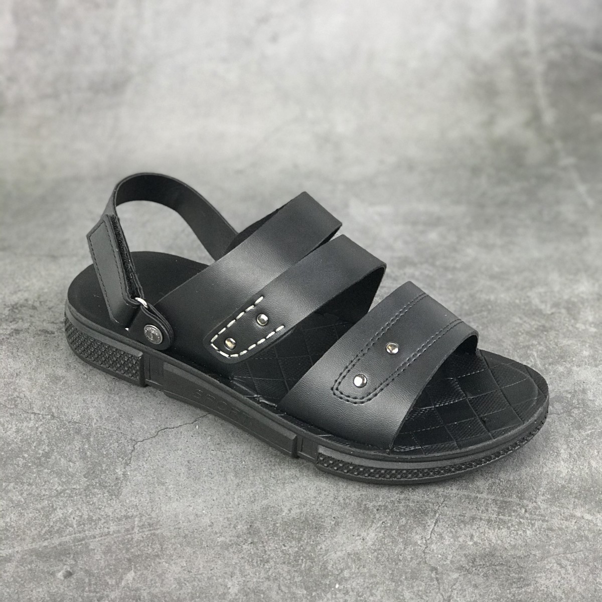 Giày sandal nam quai da hiệu Duwa DHS49-5