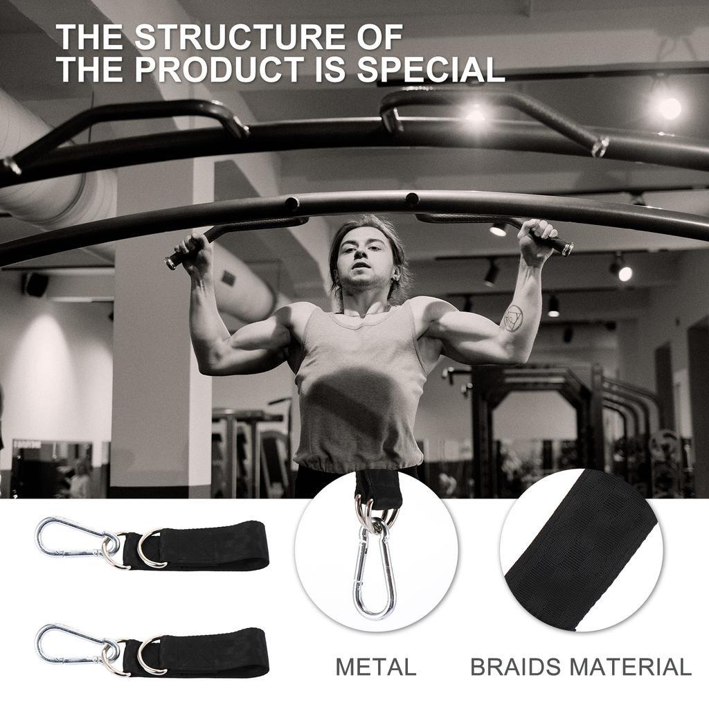 Dây Hanging Strap DIY Kèm Móc Khóa Dùng Cố Định Hệ Thống Ròng Rọc Phụ Kiện Phòng GYM