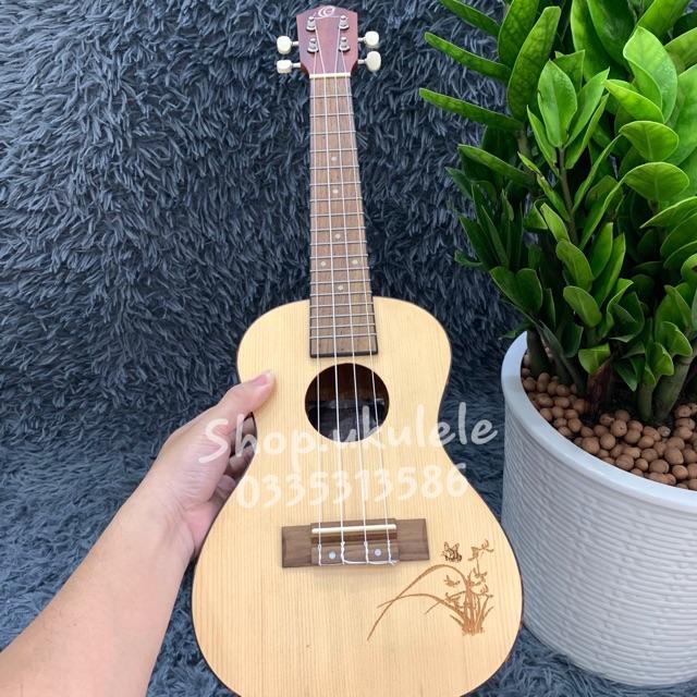 ĐÀN UKULELE CONCERT HOA tròn 23INCH