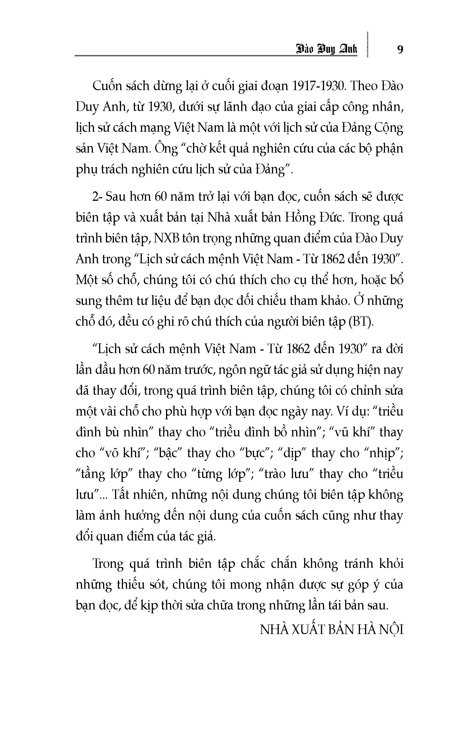 Lịch Sử Cách Mệnh Việt Nam Từ 1862 Đến 1930