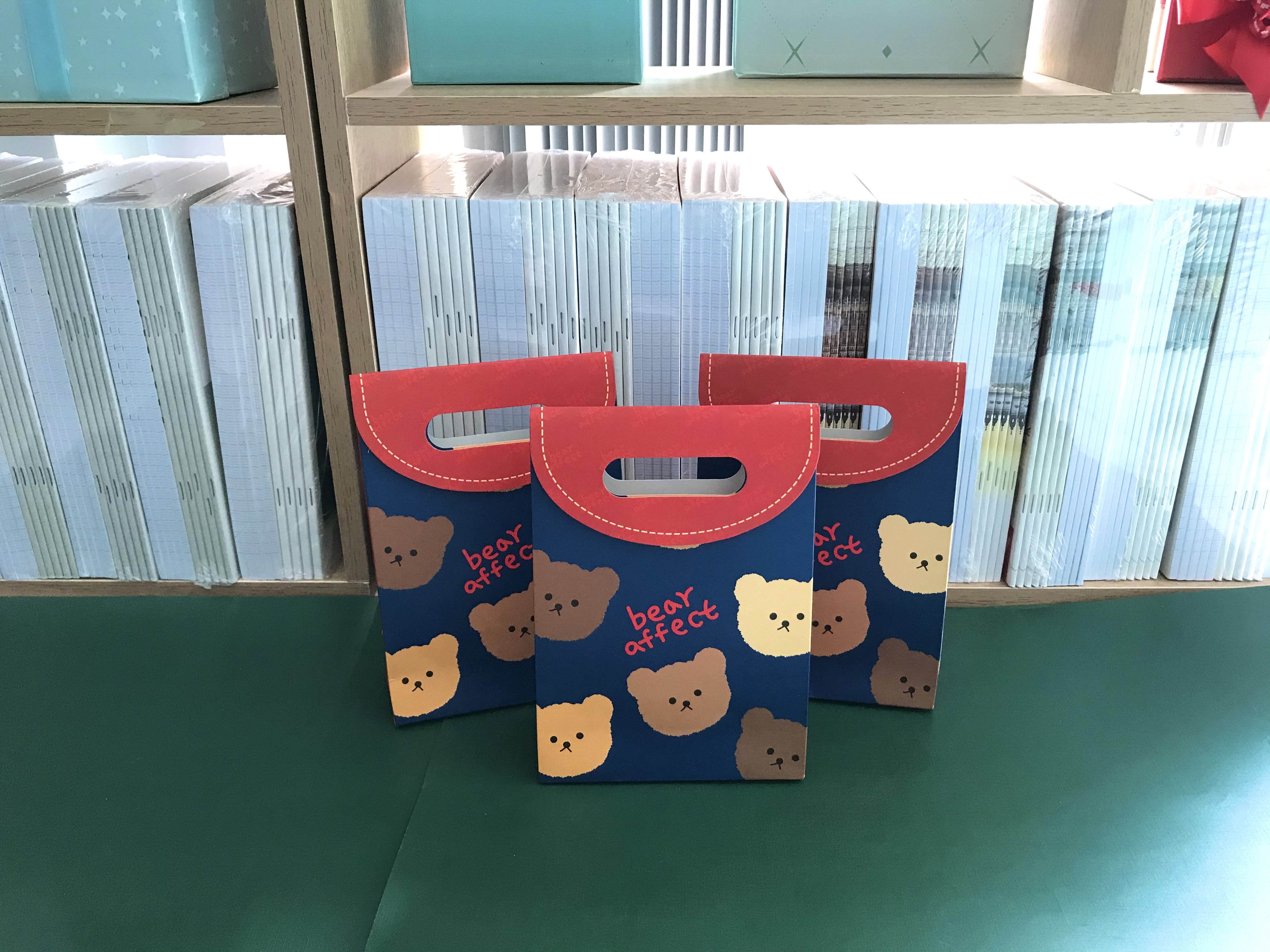 Túi giấy đựng quà có nắp 19.5 x 14 x 6